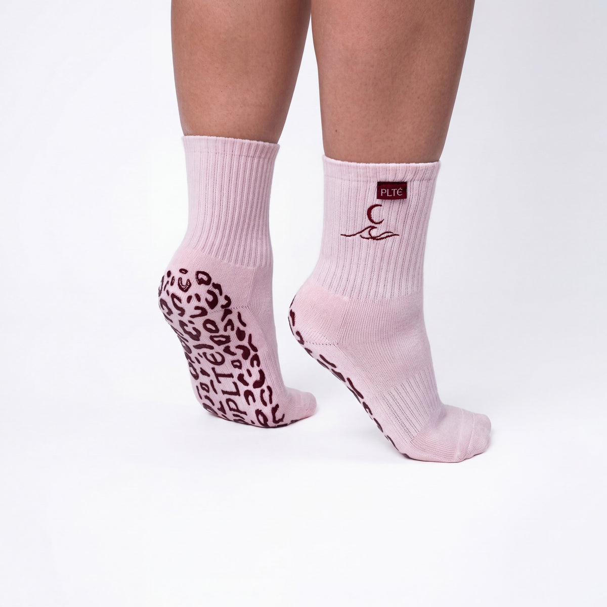 PLTÉ Gripsok in Pastel Pink — pilates en yoga gripsokken